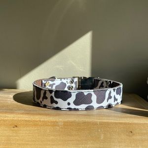 Cow Print Dog Collar